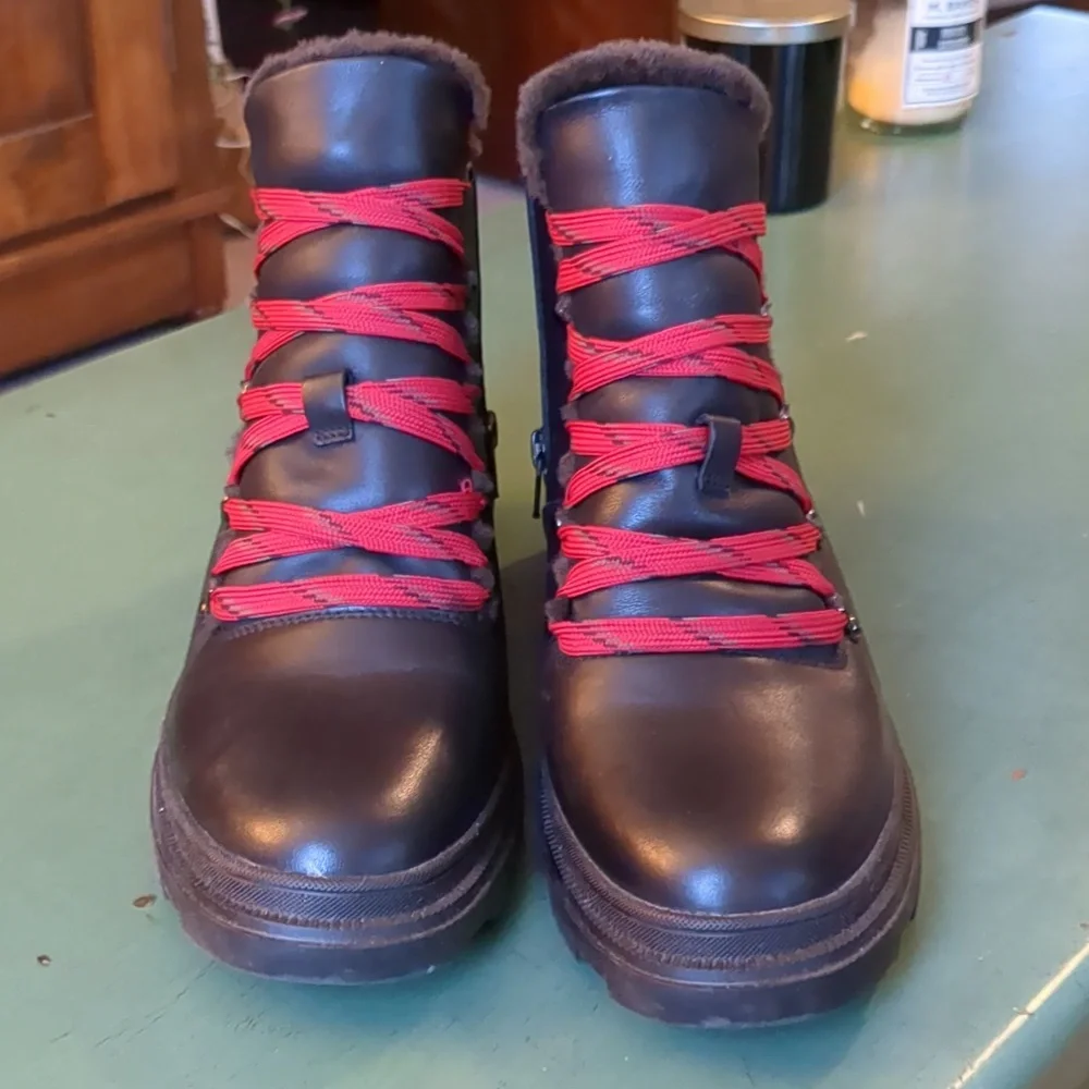 Naturalizer Julian Waterproof Boot Black Leather Upper - Picture 10 of 12